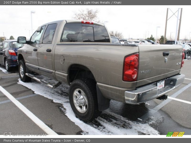 Light Khaki Metallic / Khaki 2007 Dodge Ram 2500 Big Horn Edition Quad Cab 4x4