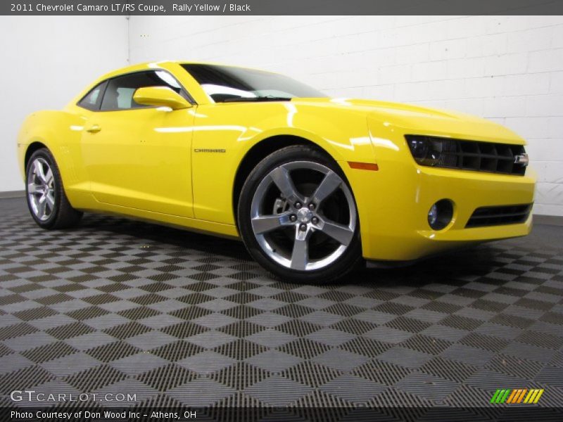 Rally Yellow / Black 2011 Chevrolet Camaro LT/RS Coupe