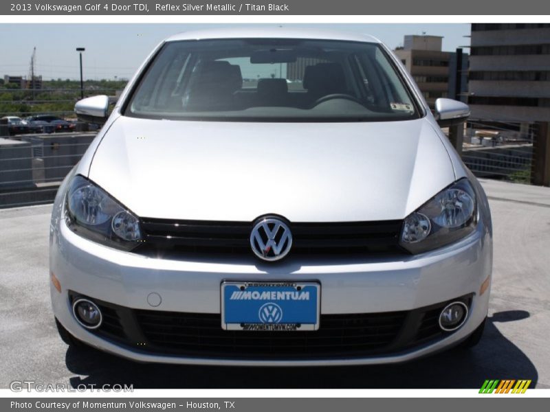 Reflex Silver Metallic / Titan Black 2013 Volkswagen Golf 4 Door TDI