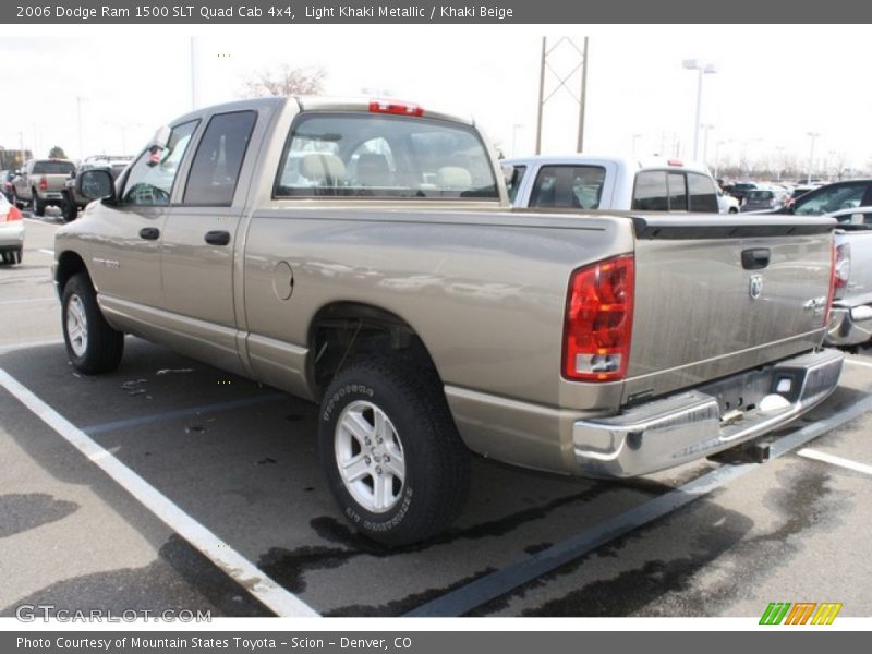 Light Khaki Metallic / Khaki Beige 2006 Dodge Ram 1500 SLT Quad Cab 4x4