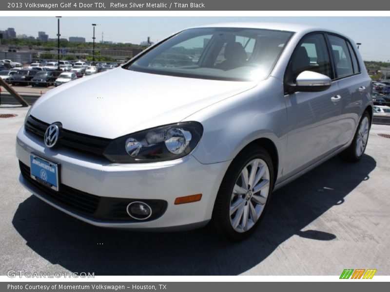 Reflex Silver Metallic / Titan Black 2013 Volkswagen Golf 4 Door TDI