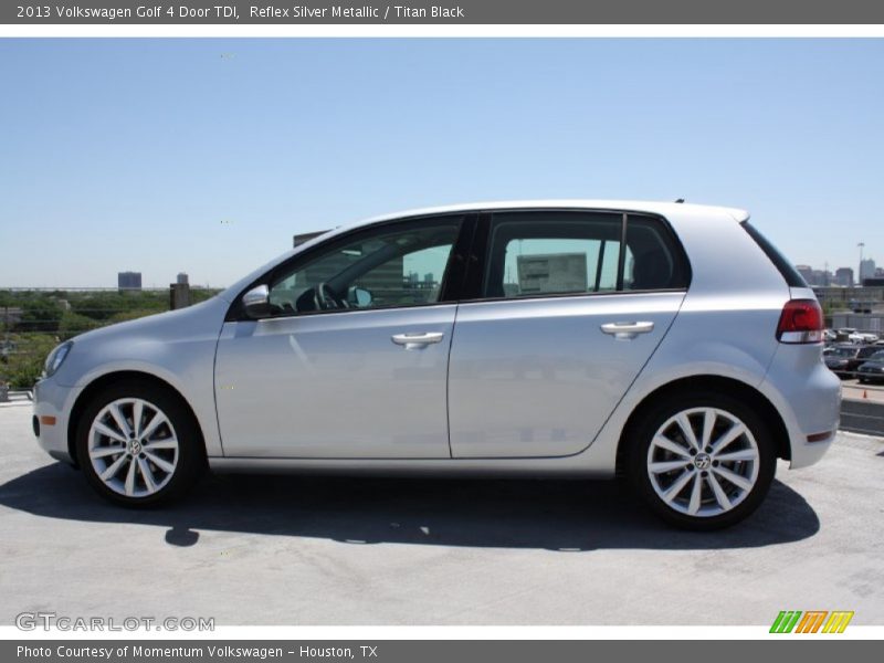 Reflex Silver Metallic / Titan Black 2013 Volkswagen Golf 4 Door TDI