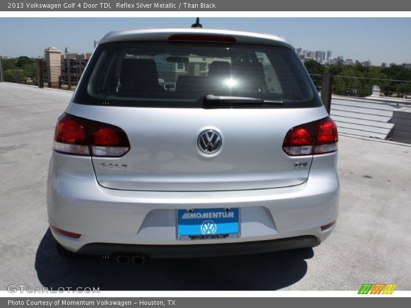 Reflex Silver Metallic / Titan Black 2013 Volkswagen Golf 4 Door TDI