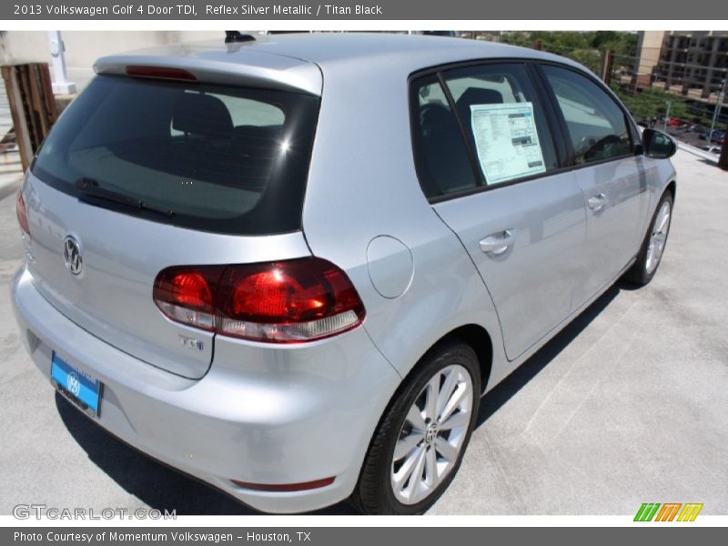 Reflex Silver Metallic / Titan Black 2013 Volkswagen Golf 4 Door TDI