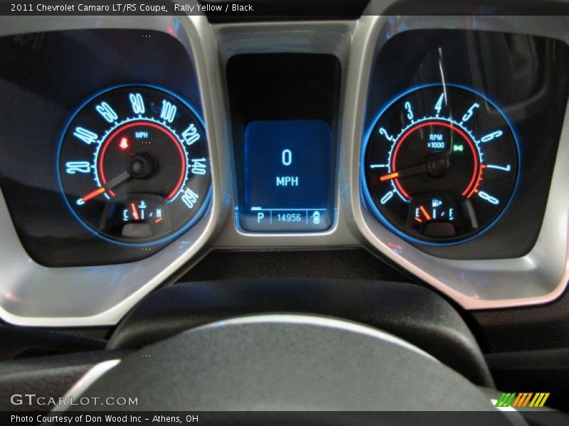 Rally Yellow / Black 2011 Chevrolet Camaro LT/RS Coupe