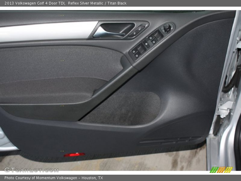 Reflex Silver Metallic / Titan Black 2013 Volkswagen Golf 4 Door TDI