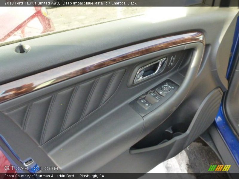 Deep Impact Blue Metallic / Charcoal Black 2013 Ford Taurus Limited AWD