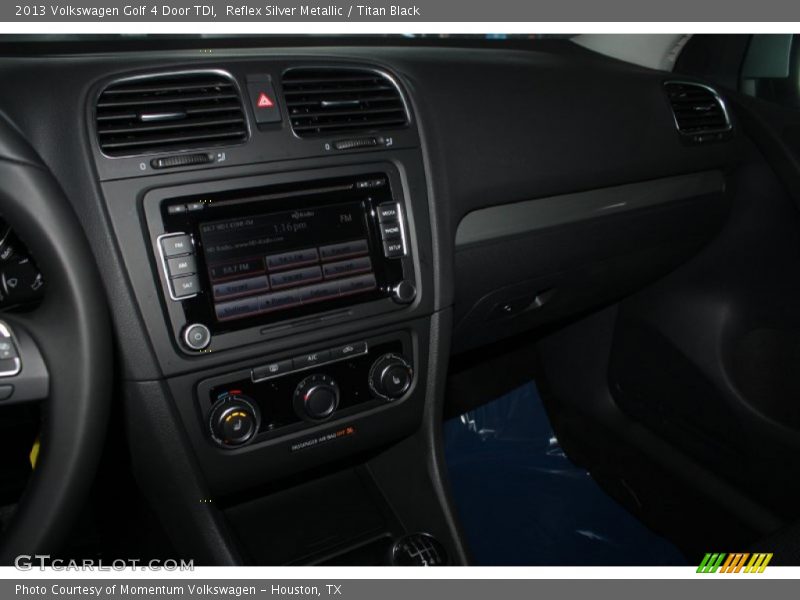Reflex Silver Metallic / Titan Black 2013 Volkswagen Golf 4 Door TDI
