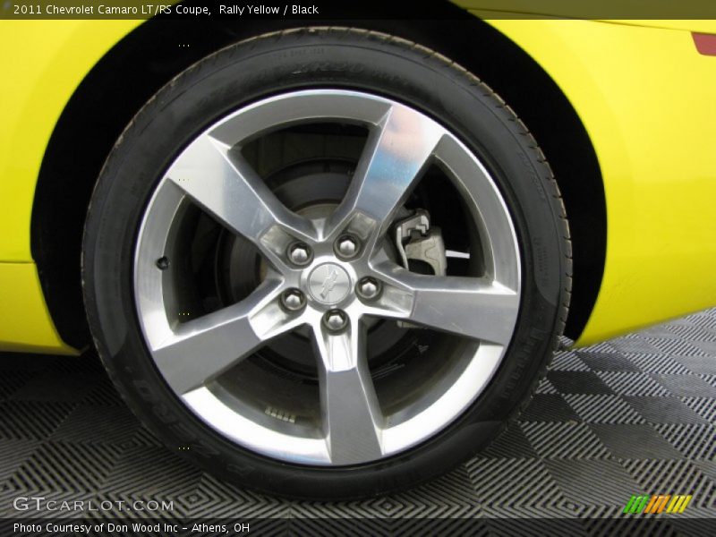 Rally Yellow / Black 2011 Chevrolet Camaro LT/RS Coupe