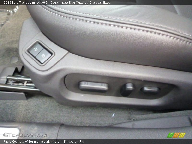 Deep Impact Blue Metallic / Charcoal Black 2013 Ford Taurus Limited AWD