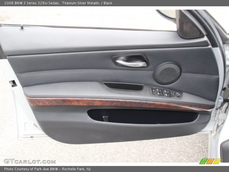 Titanium Silver Metallic / Black 2008 BMW 3 Series 328xi Sedan