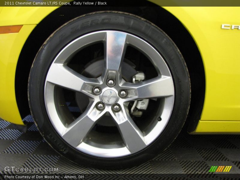 Rally Yellow / Black 2011 Chevrolet Camaro LT/RS Coupe