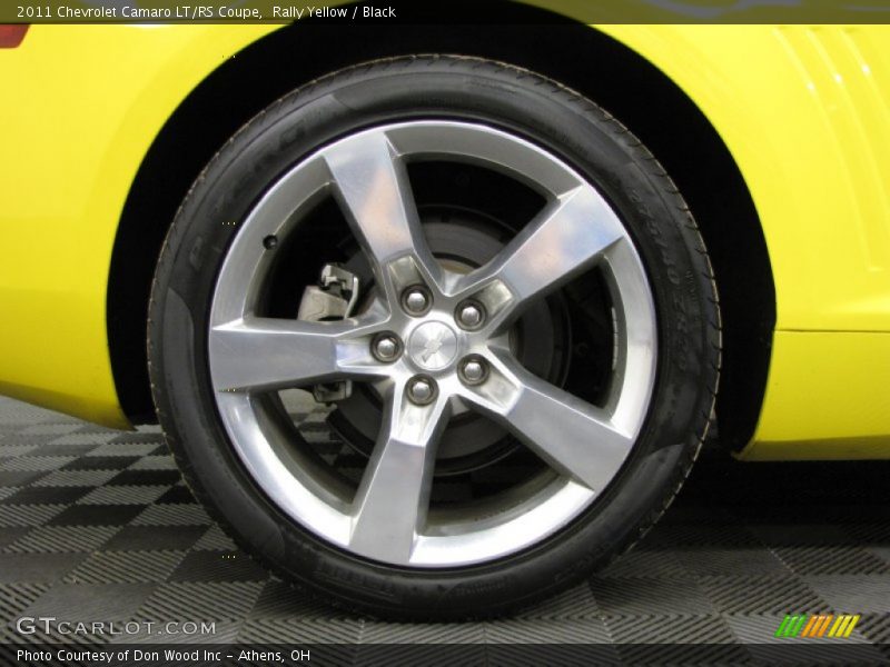 Rally Yellow / Black 2011 Chevrolet Camaro LT/RS Coupe