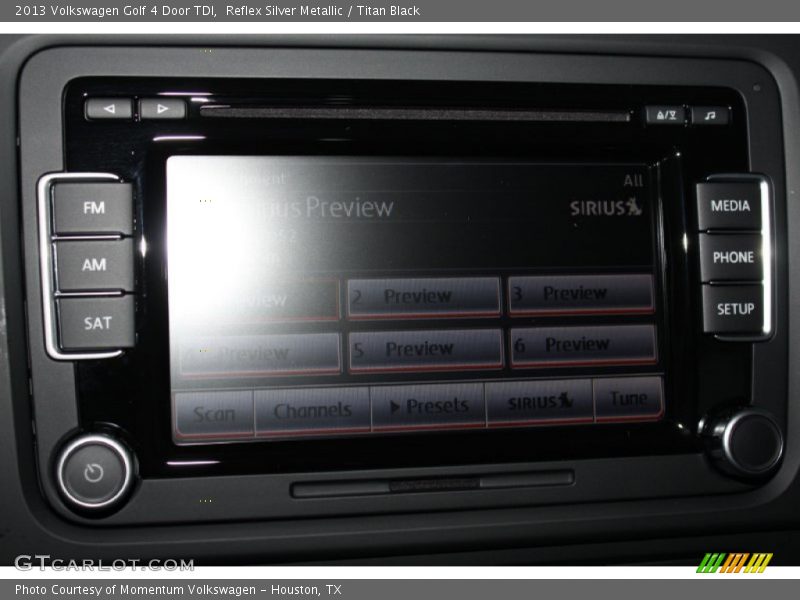 Reflex Silver Metallic / Titan Black 2013 Volkswagen Golf 4 Door TDI