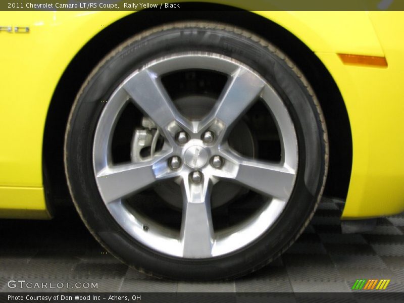 Rally Yellow / Black 2011 Chevrolet Camaro LT/RS Coupe