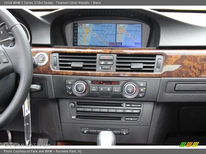 Titanium Silver Metallic / Black 2008 BMW 3 Series 328xi Sedan