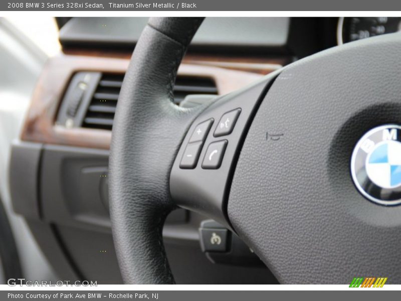 Titanium Silver Metallic / Black 2008 BMW 3 Series 328xi Sedan