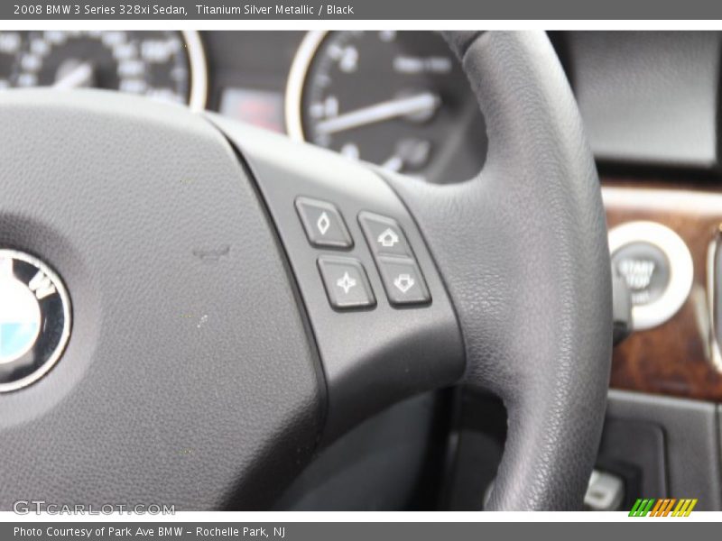 Titanium Silver Metallic / Black 2008 BMW 3 Series 328xi Sedan