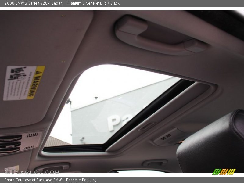 Titanium Silver Metallic / Black 2008 BMW 3 Series 328xi Sedan