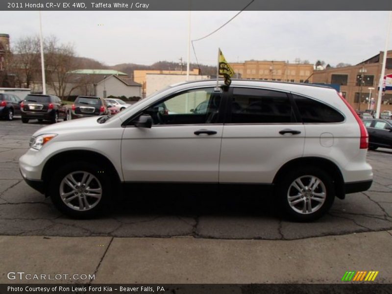 Taffeta White / Gray 2011 Honda CR-V EX 4WD