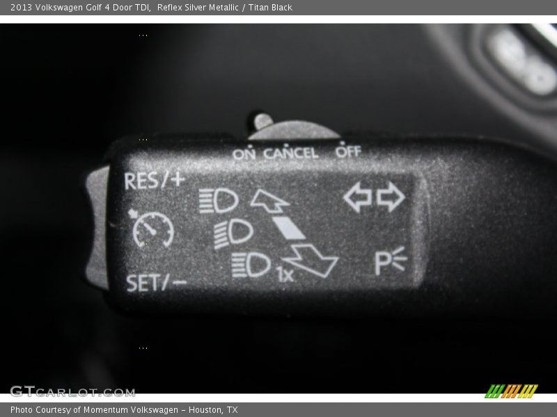 Controls of 2013 Golf 4 Door TDI