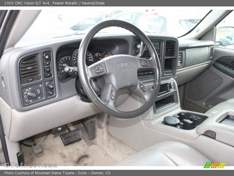 Pewter Metallic / Neutral/Shale 2003 GMC Yukon SLT 4x4