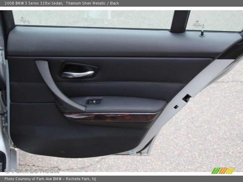 Titanium Silver Metallic / Black 2008 BMW 3 Series 328xi Sedan