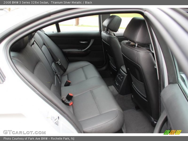 Titanium Silver Metallic / Black 2008 BMW 3 Series 328xi Sedan