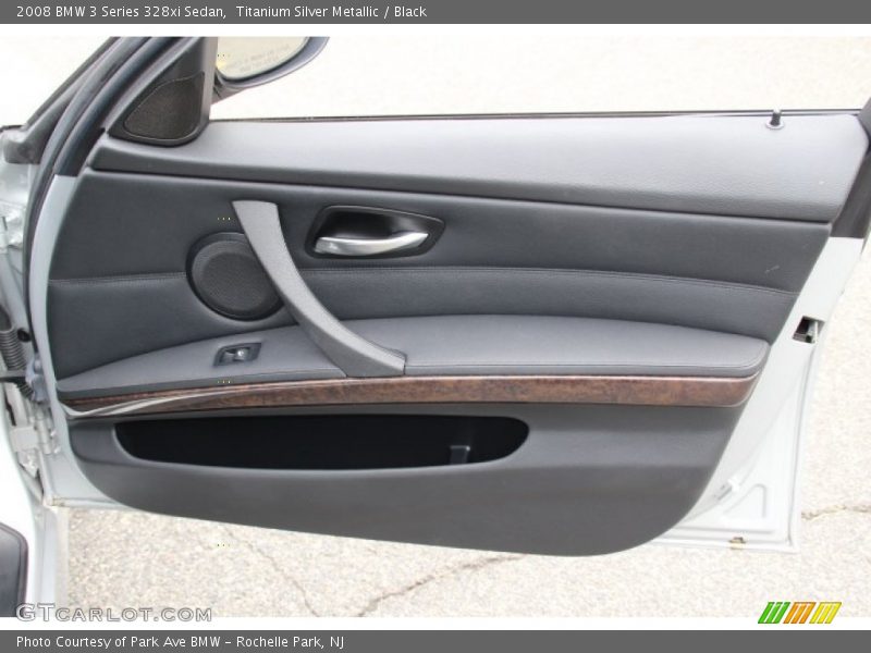 Titanium Silver Metallic / Black 2008 BMW 3 Series 328xi Sedan