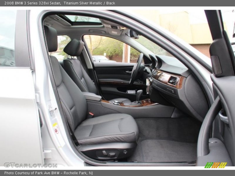 Titanium Silver Metallic / Black 2008 BMW 3 Series 328xi Sedan