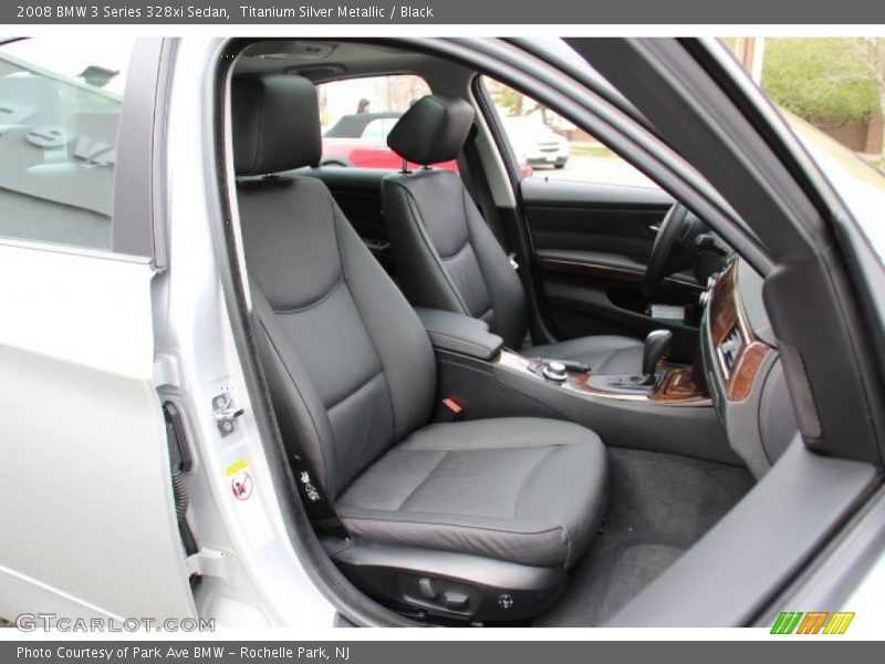 Titanium Silver Metallic / Black 2008 BMW 3 Series 328xi Sedan