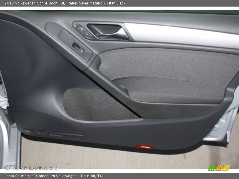 Reflex Silver Metallic / Titan Black 2013 Volkswagen Golf 4 Door TDI