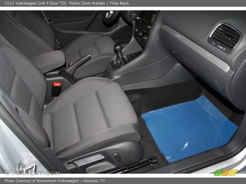 Reflex Silver Metallic / Titan Black 2013 Volkswagen Golf 4 Door TDI