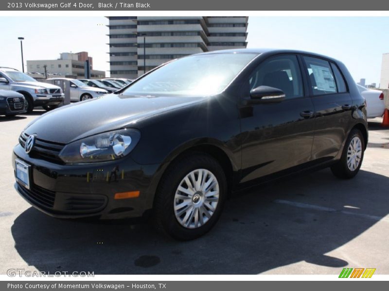 Black / Titan Black 2013 Volkswagen Golf 4 Door