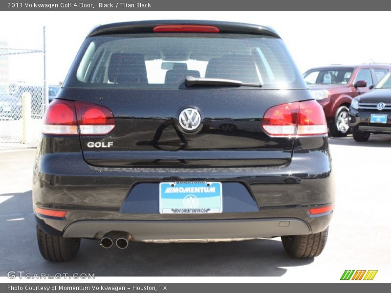 Black / Titan Black 2013 Volkswagen Golf 4 Door