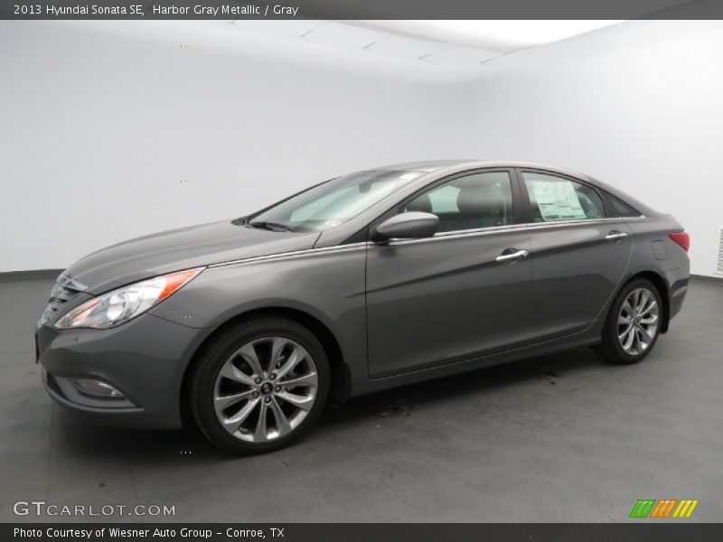 Harbor Gray Metallic / Gray 2013 Hyundai Sonata SE