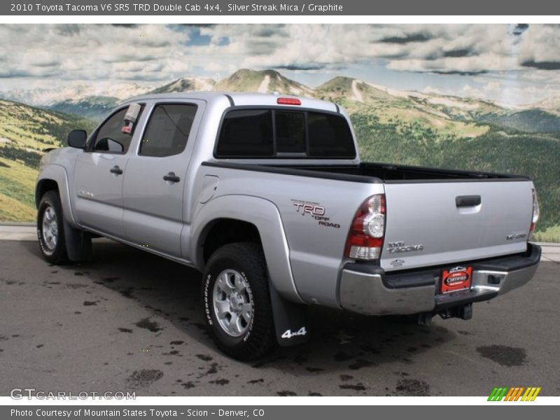 Silver Streak Mica / Graphite 2010 Toyota Tacoma V6 SR5 TRD Double Cab 4x4