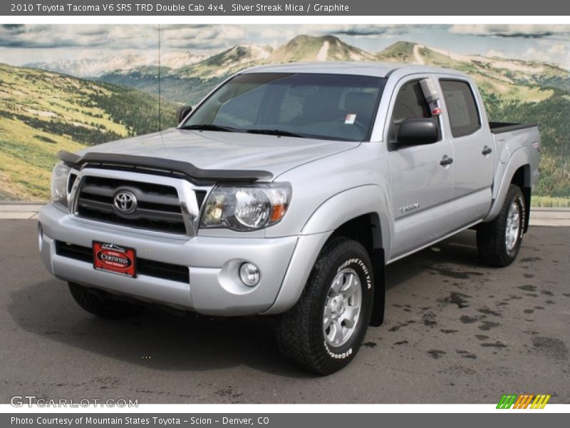 Silver Streak Mica / Graphite 2010 Toyota Tacoma V6 SR5 TRD Double Cab 4x4