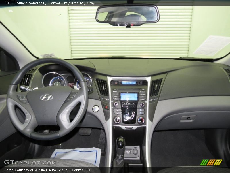 Harbor Gray Metallic / Gray 2013 Hyundai Sonata SE
