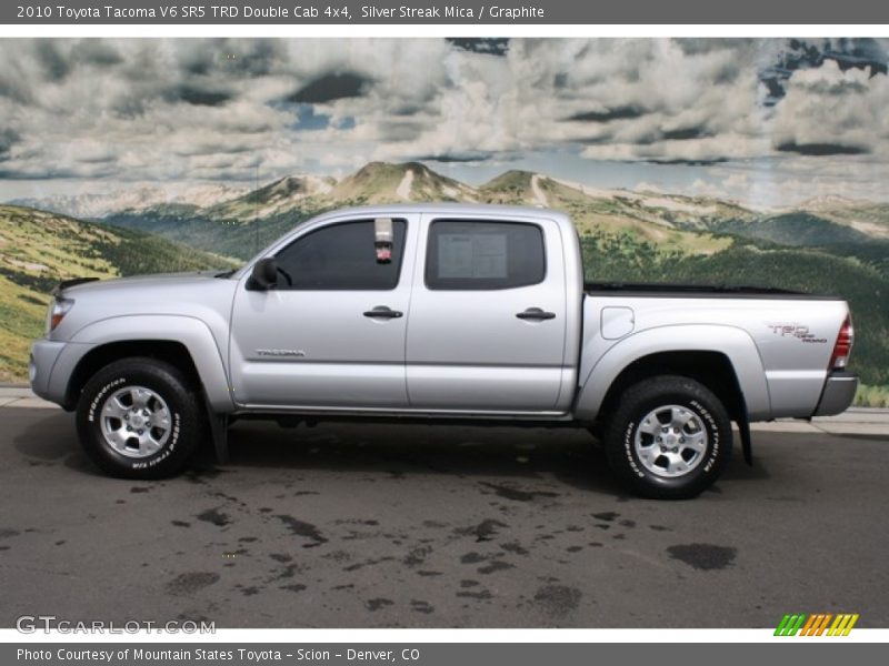Silver Streak Mica / Graphite 2010 Toyota Tacoma V6 SR5 TRD Double Cab 4x4