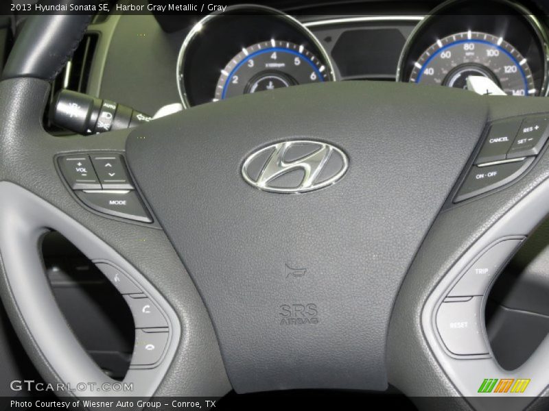 Harbor Gray Metallic / Gray 2013 Hyundai Sonata SE