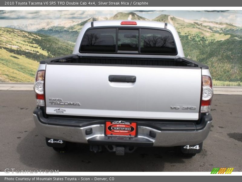 Silver Streak Mica / Graphite 2010 Toyota Tacoma V6 SR5 TRD Double Cab 4x4