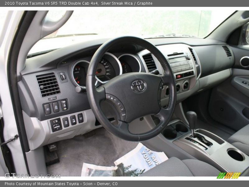 Silver Streak Mica / Graphite 2010 Toyota Tacoma V6 SR5 TRD Double Cab 4x4