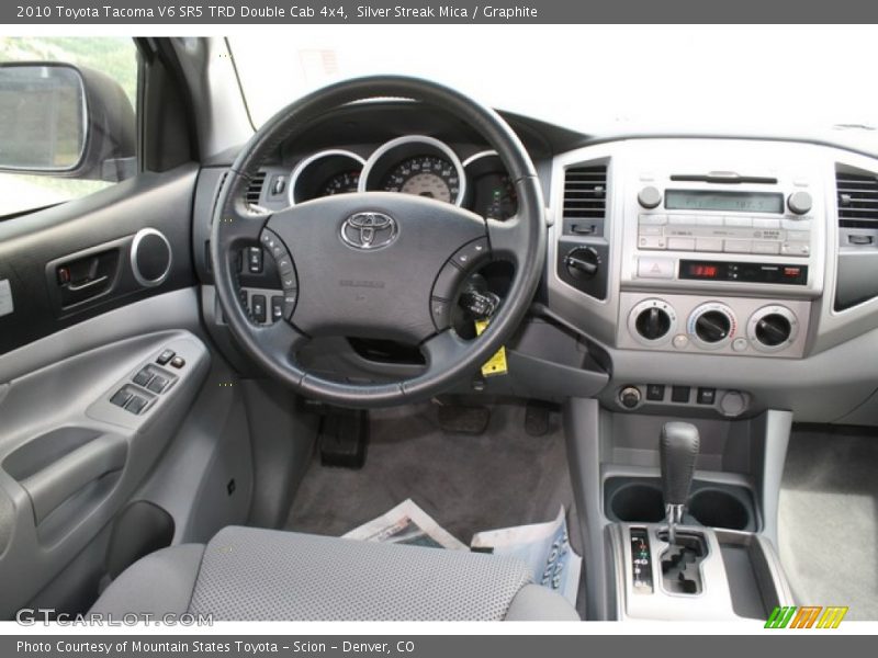 Silver Streak Mica / Graphite 2010 Toyota Tacoma V6 SR5 TRD Double Cab 4x4