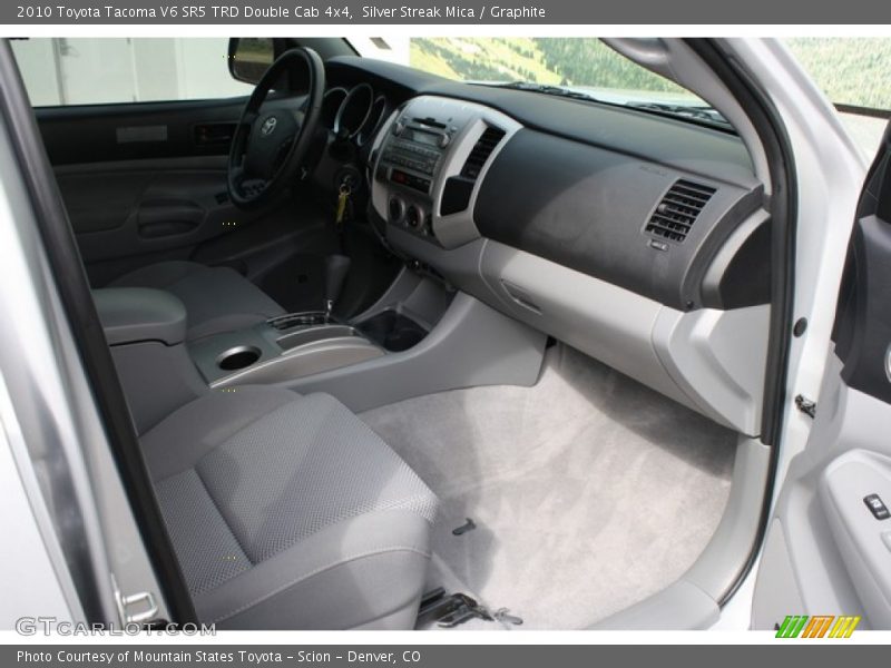 Silver Streak Mica / Graphite 2010 Toyota Tacoma V6 SR5 TRD Double Cab 4x4