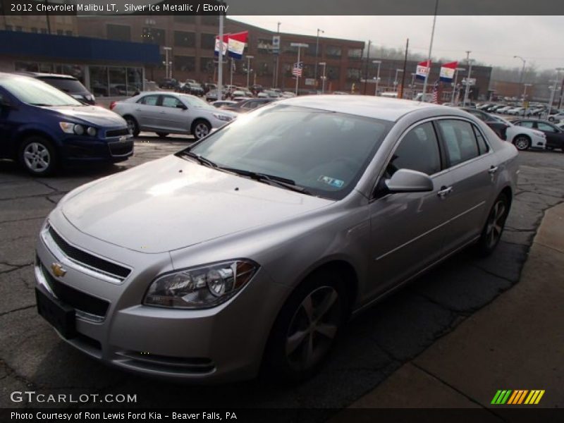 Silver Ice Metallic / Ebony 2012 Chevrolet Malibu LT