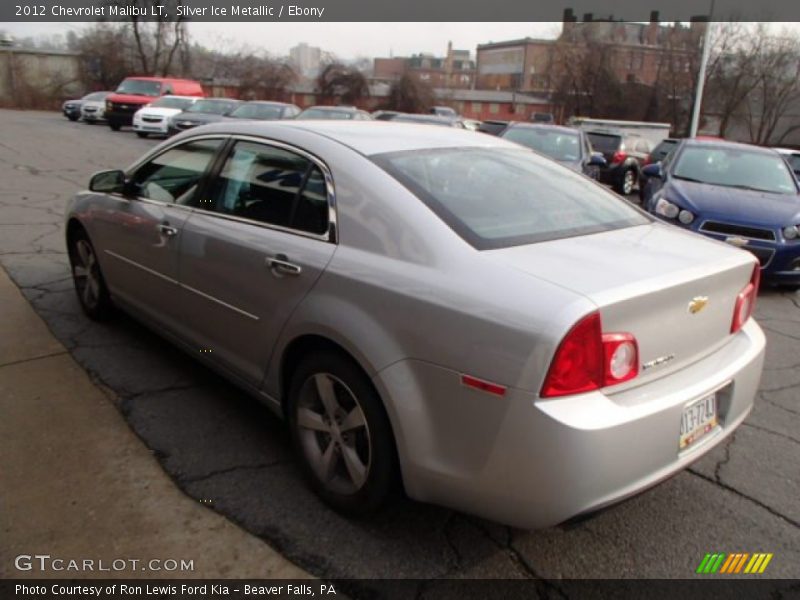 Silver Ice Metallic / Ebony 2012 Chevrolet Malibu LT