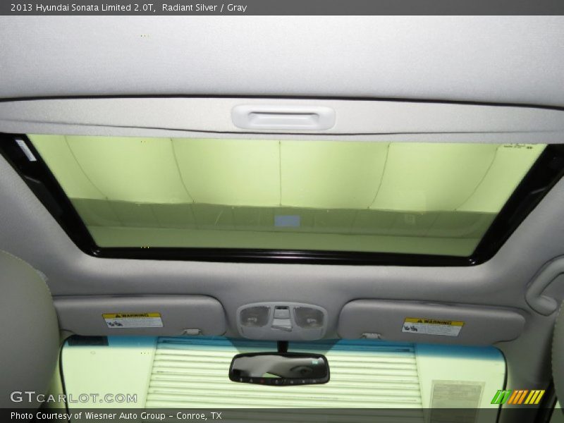 Radiant Silver / Gray 2013 Hyundai Sonata Limited 2.0T