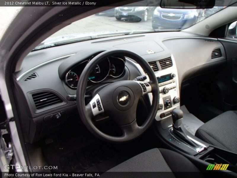 Silver Ice Metallic / Ebony 2012 Chevrolet Malibu LT