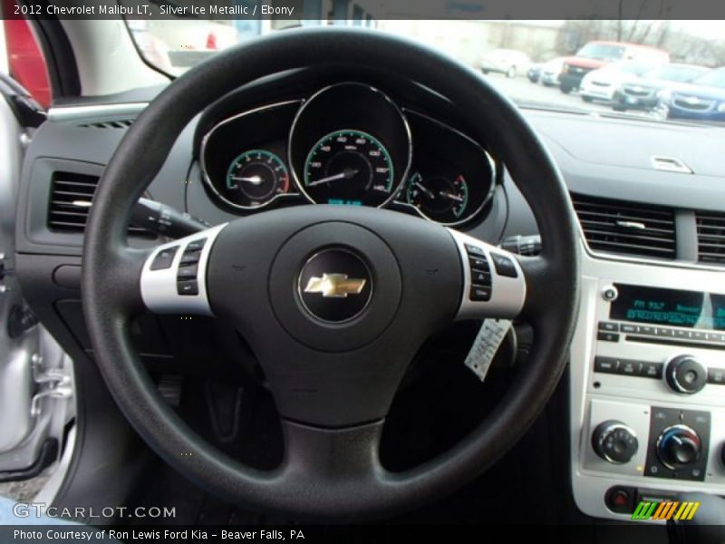 Silver Ice Metallic / Ebony 2012 Chevrolet Malibu LT